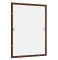 Moskitiery ramkowe na okno - ramka BRĄZ RAL8019  siatka FULL TRANSPARENT.jpg