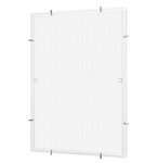 Moskitiery ramkowe na okno - ramka BIAŁA  siatka FULL TRANSPARENT