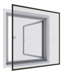 MOSKITIERA NA OKNO ramka ALUMINIOWA - FULL TRANSPARENT gotowa na wymiar