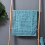 DYWANIK łazienkowy RĘCZNIK kąpielowy hotelowy STOPKA 50x80cm- 100% bawełna - zielony